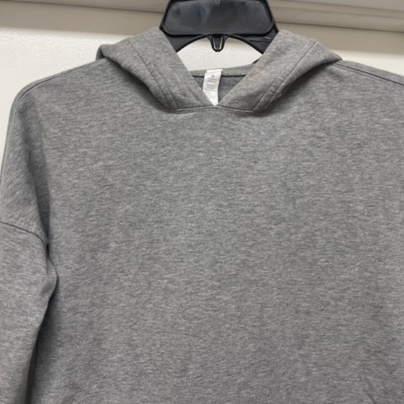 EUC Lululemon Cut Above Hoodie Expression Gray Side Slits - Picture 7 of 13